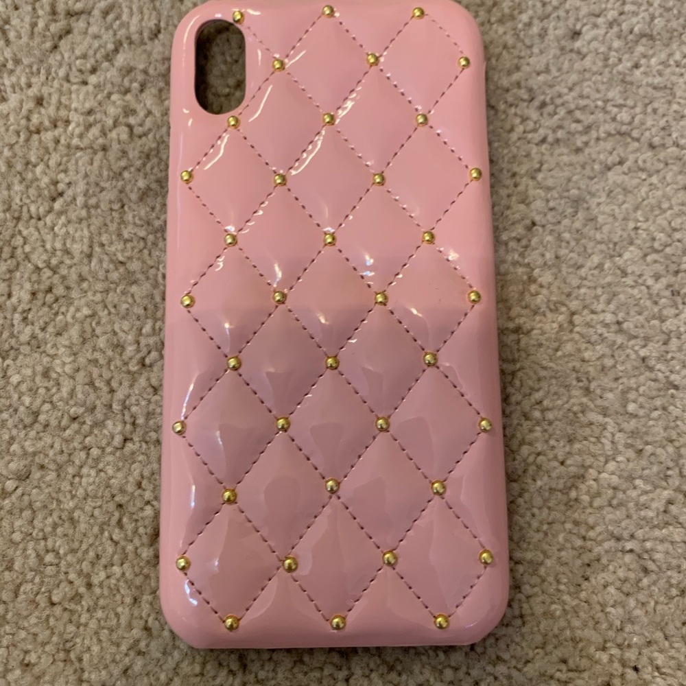 Pink iPhone XS Max case